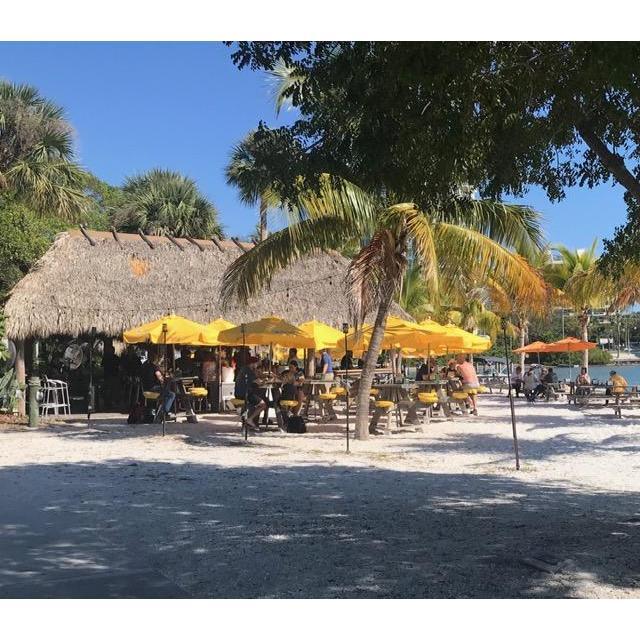 Grab a bite to eat at Oleary's Tiki Bar & Grill in  Bayfront Park.