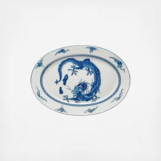Blue Dragon Oblong Platter
