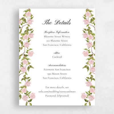 Light Pink Wedding Enclosure - Villagio