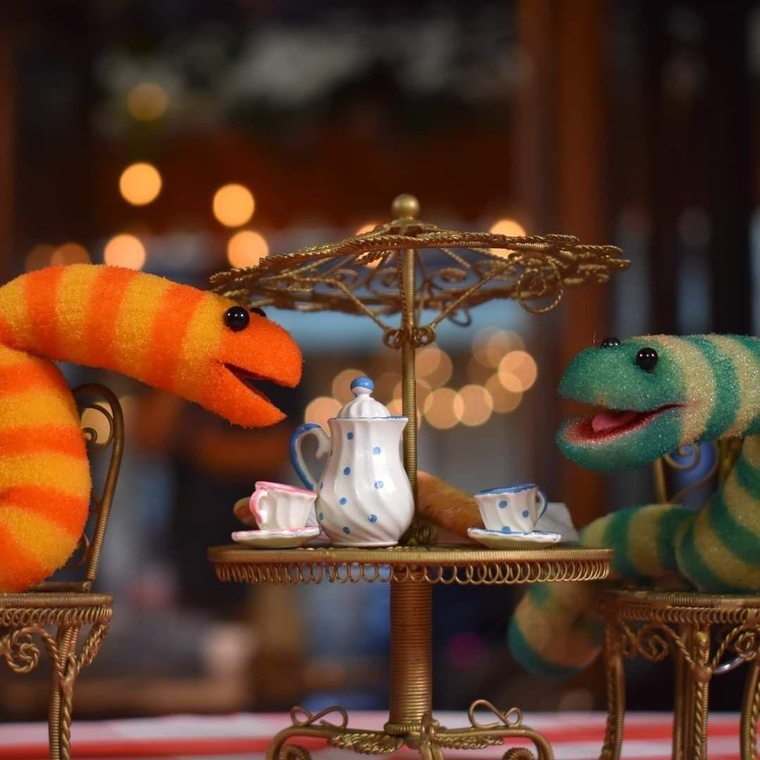 "If I was a muppet worm from sesame street, and you were a muppet worm from sesame street, would we go on little muppet worm dates?'