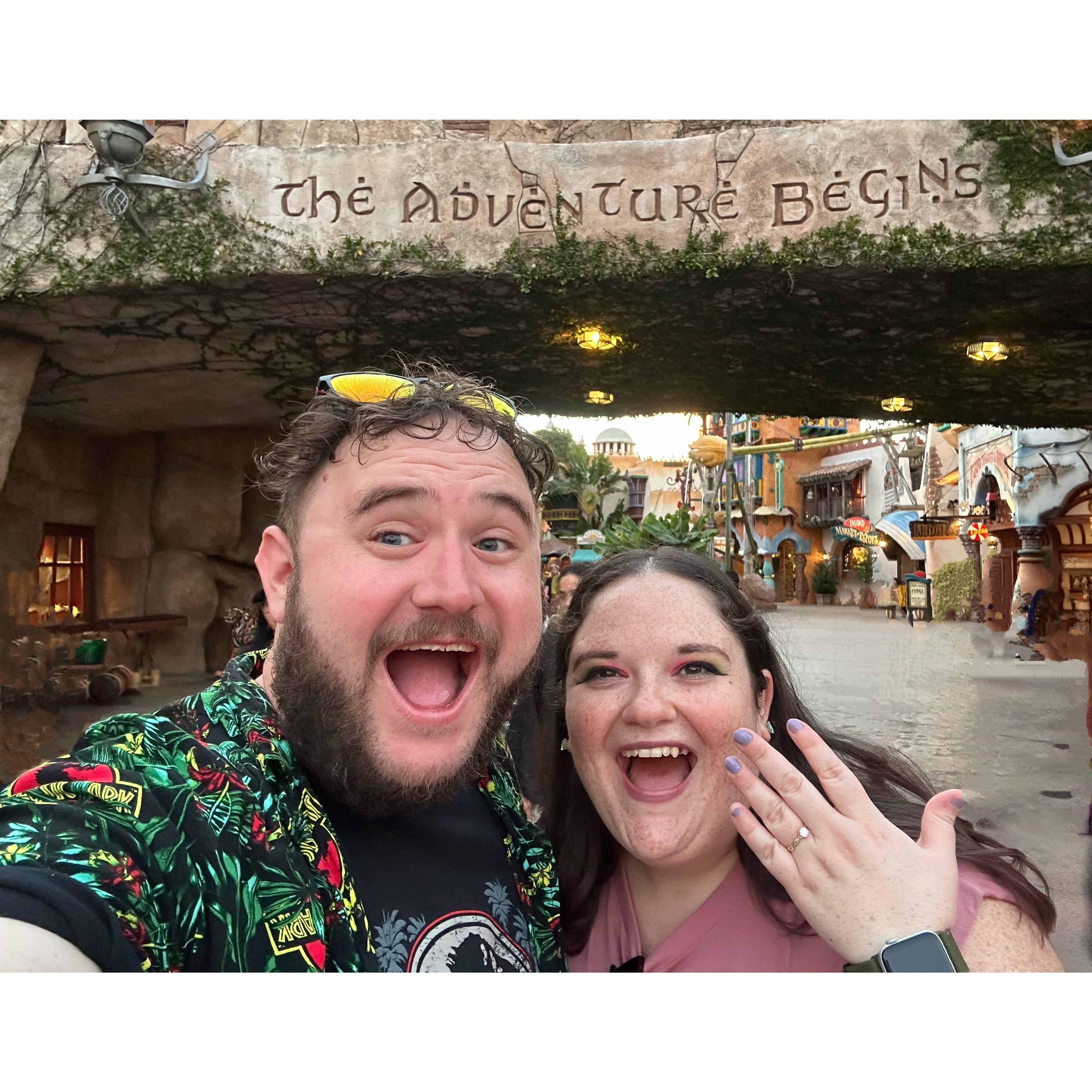Celebrating our engagment!