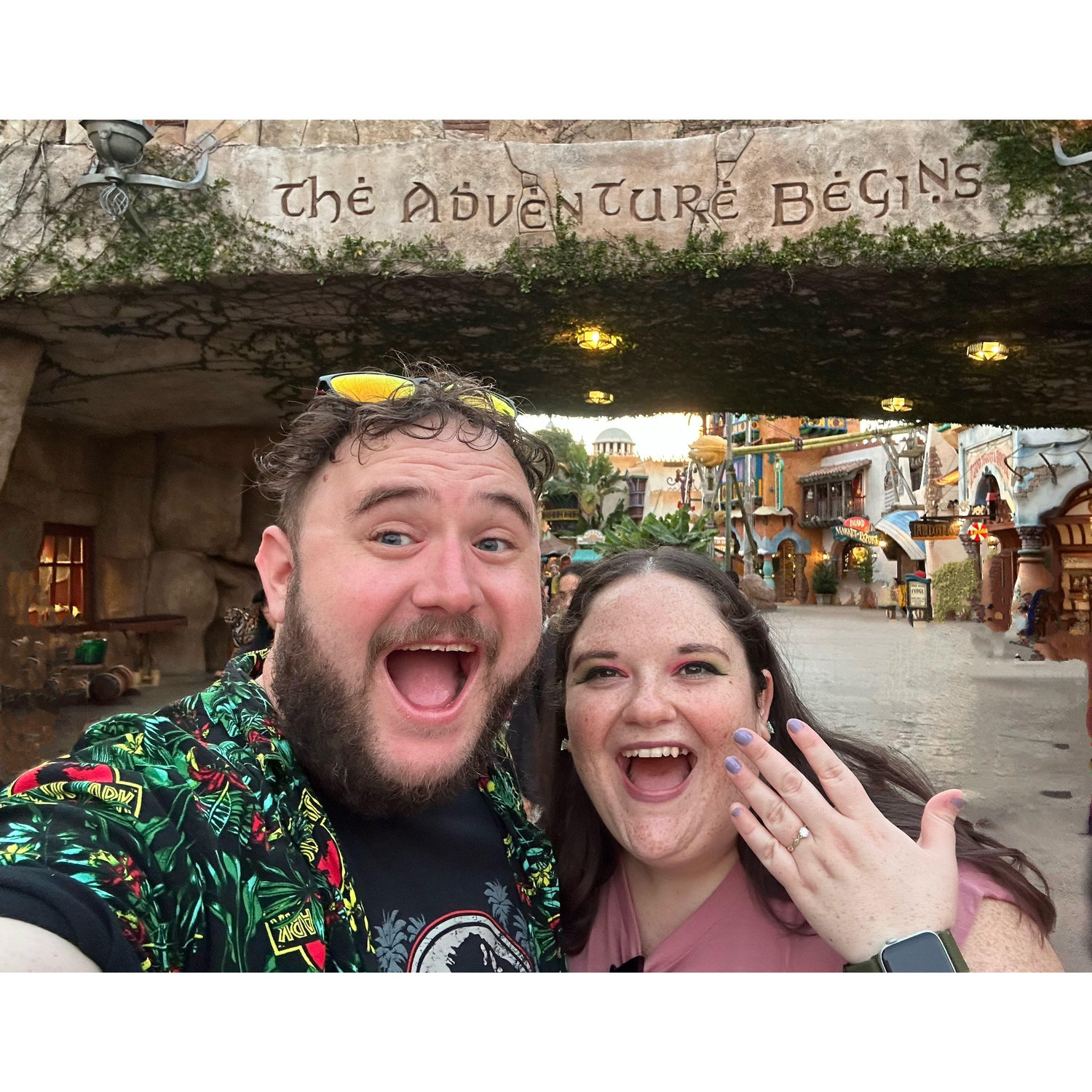 Celebrating our engagment!