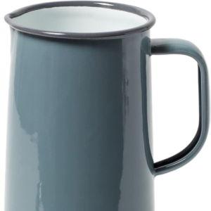 Falcon Enamelware Pitcher (57 oz), Oyster Grey