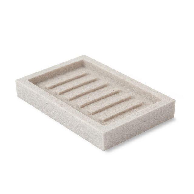Lionel Resin Soap Dish, Ivory