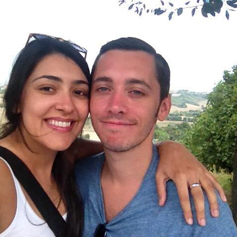 On our first holiday together in Ancona, Italy - we ate our weight in food!