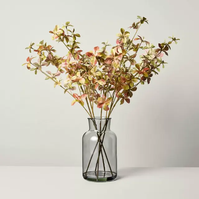 24" Faux Rusted Quince Leaf Fall Arrangement - Hearth & Hand™ with Magnolia