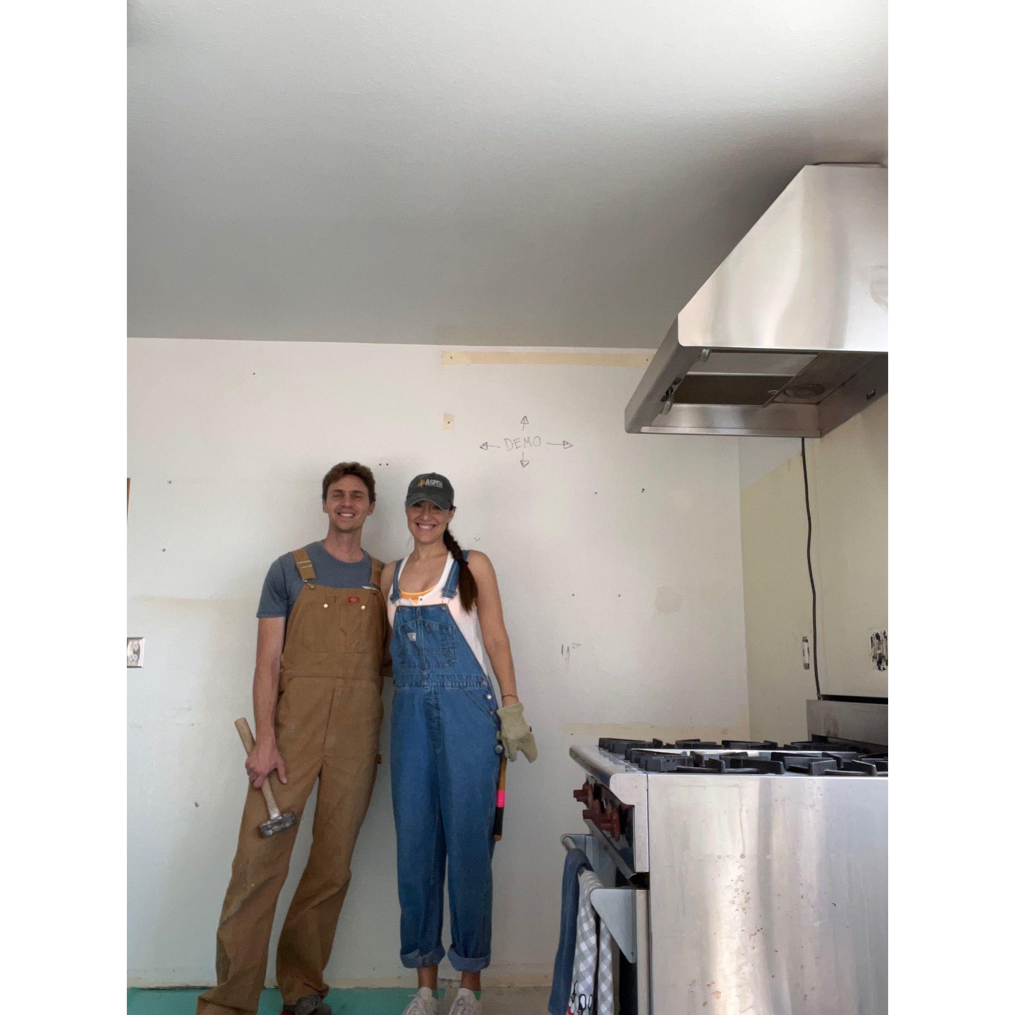 Remodeling the house