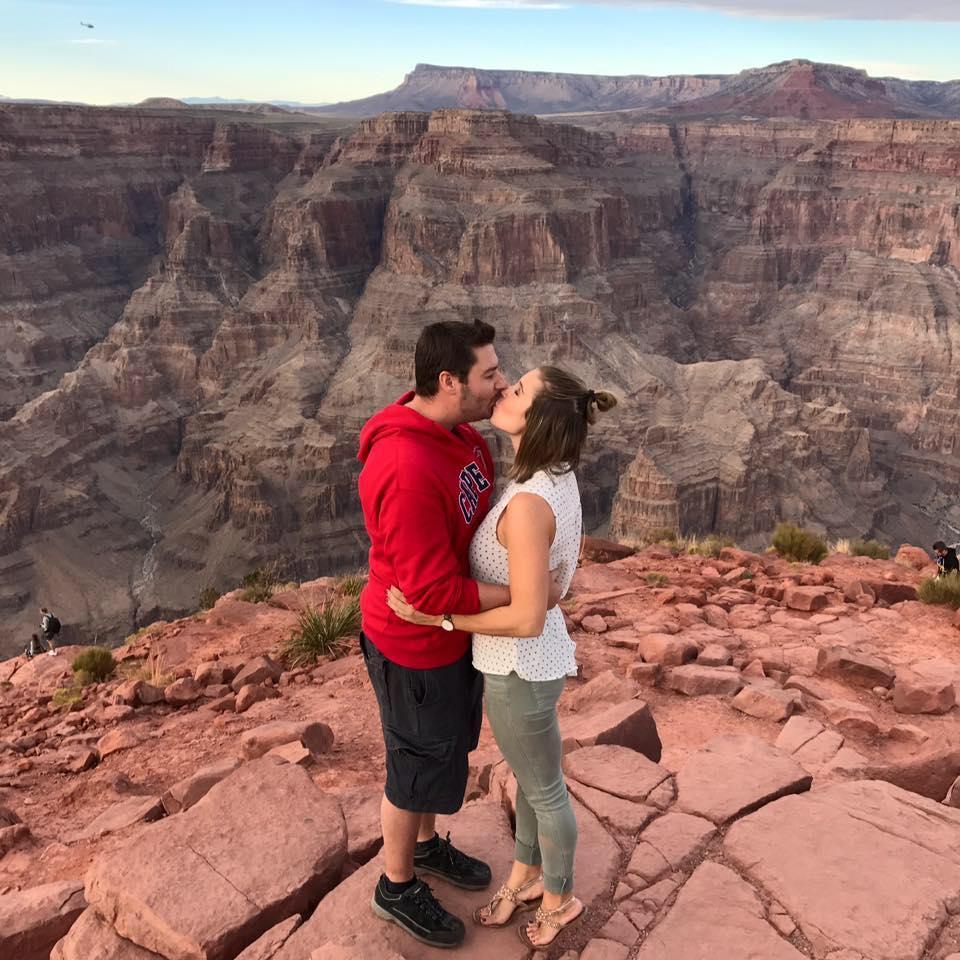 We love to travel. This was taken at our trip to the Grand Canyon.
