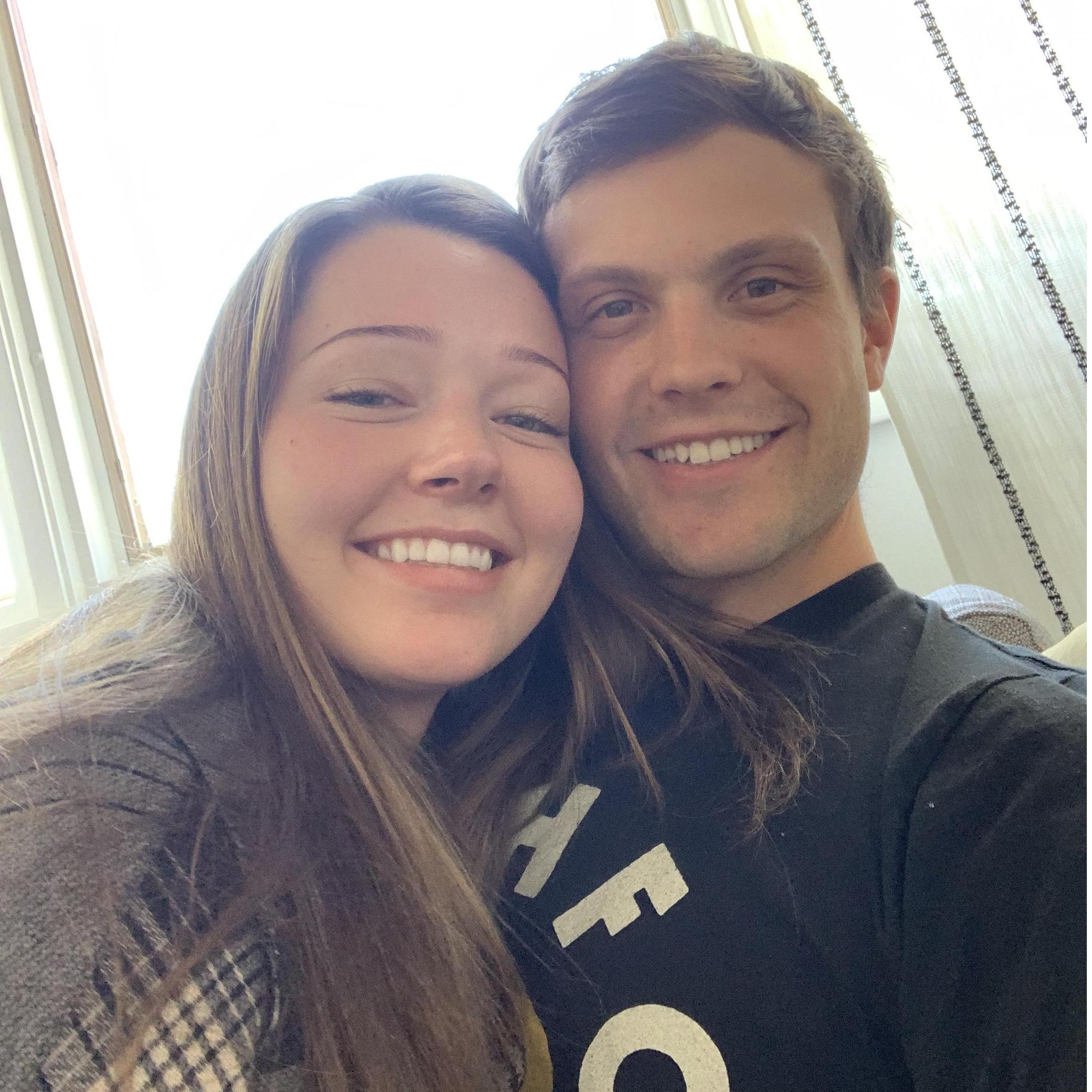 One of our weekends in the mountains! We would drive 2.5 hours to each other every weekend.