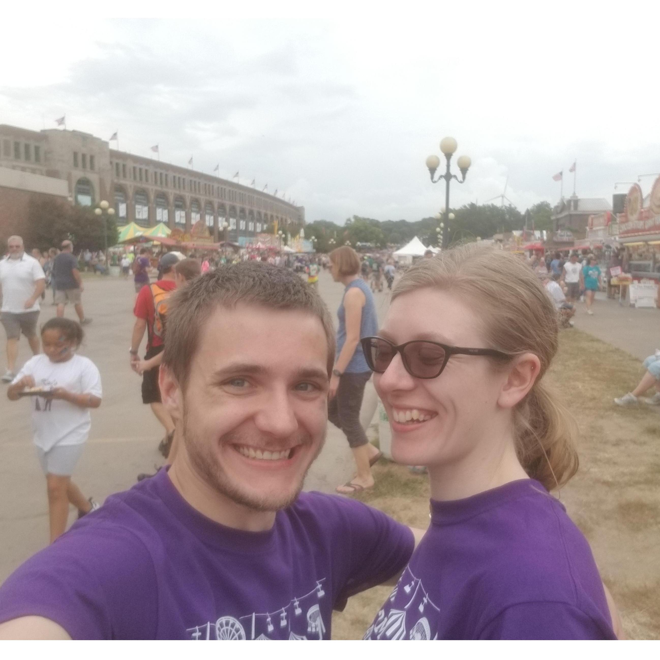 Year 2 at the Iowa State Fair together.