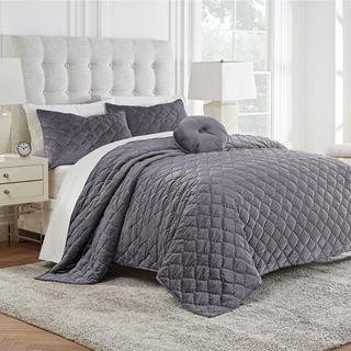Velvet 3-Piece Quilt Set