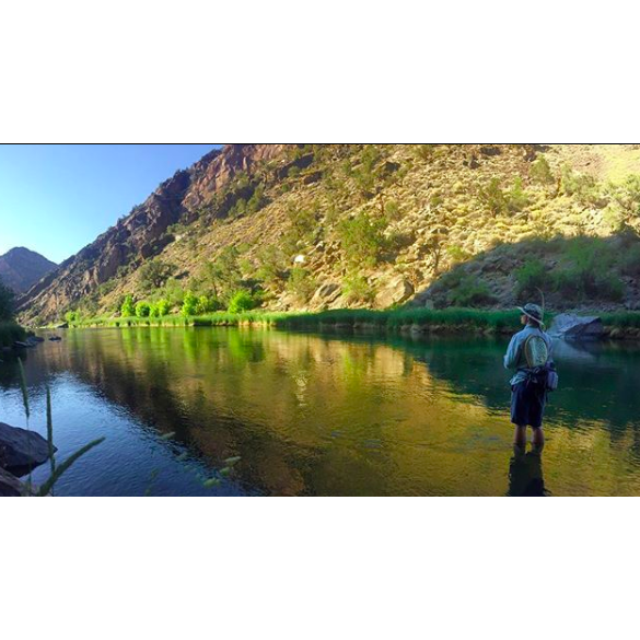 Dano fly fishing in Black Canyon of the Gunnison