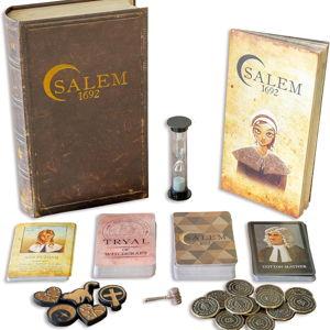 Facade Dark Cites Series Board Game of Strategy, Deceit, and Luck - Card Game for Teens Adults and Family - DELUXE Salem 1692