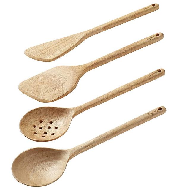 Ayesha Collection Parawood Cooking Tool Set, 4-Piece