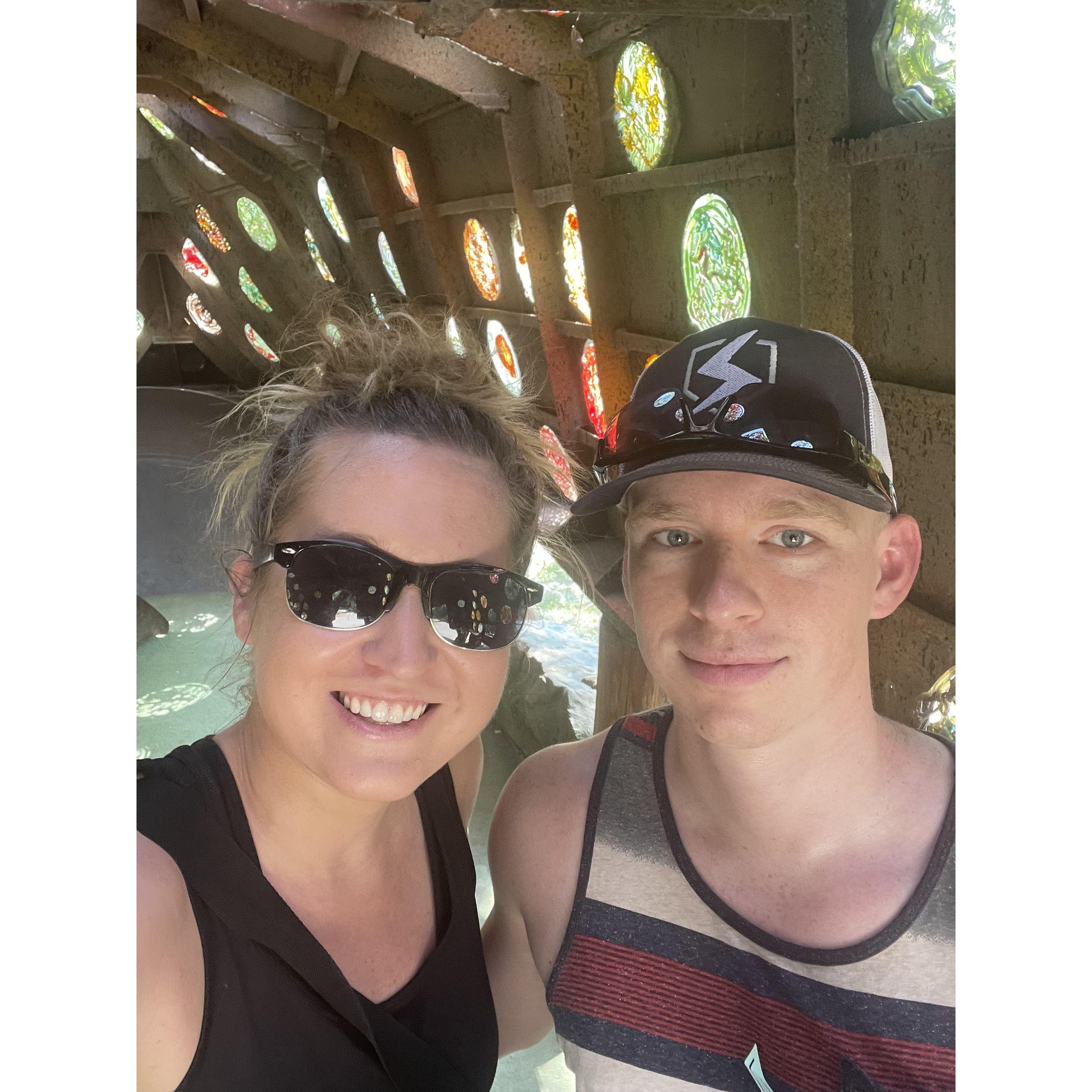 We love finding new mini golf courses! (we get competitive with friendly wagers)