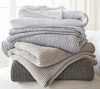 Waffle Weave Blanket - Color: Neutral