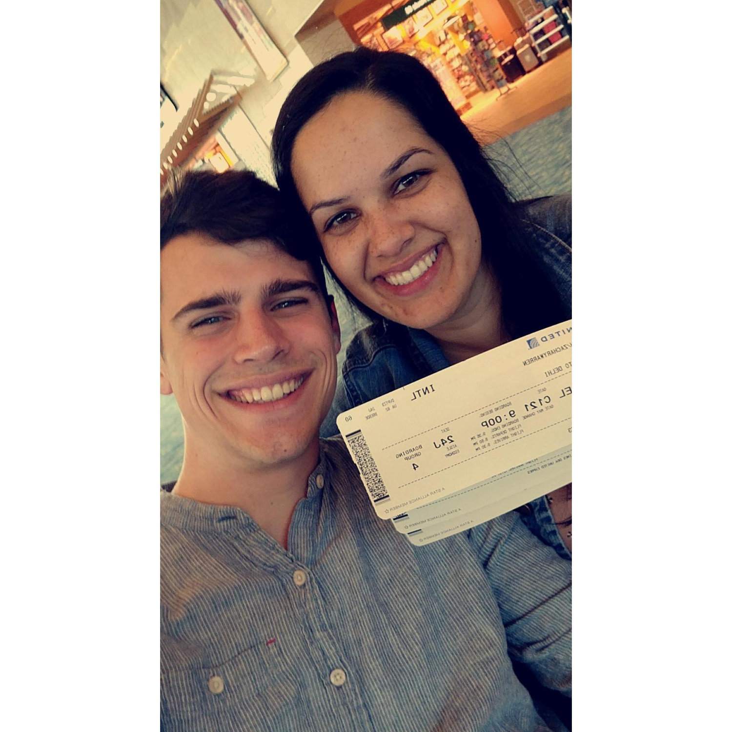 The day we said goodbye for three months