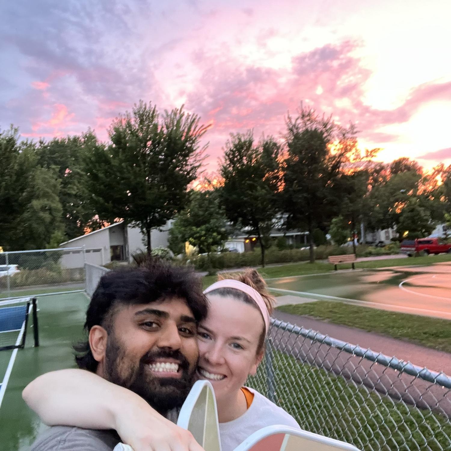 August 2024 - Dickman Park - Getting some pickle ball action at our favorite park (Madison won obviously...) (Subject to inquiry)