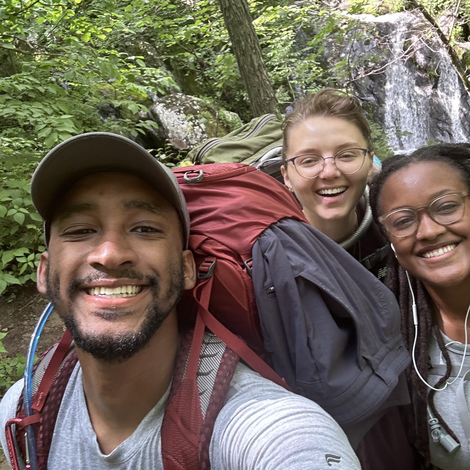 Justin’s 1st backpacking trip-ended with him looking forward to the next! (Woot! music to Jenna’s outdoor adventuring soul). Explored Shenandoah in the Spring-pure glory. Justin’s sister came too!