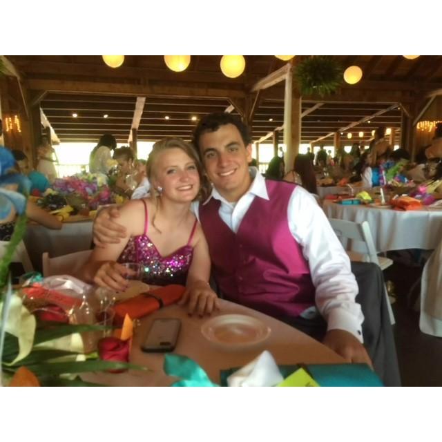 Vinny's senior and Allie's junior prom.