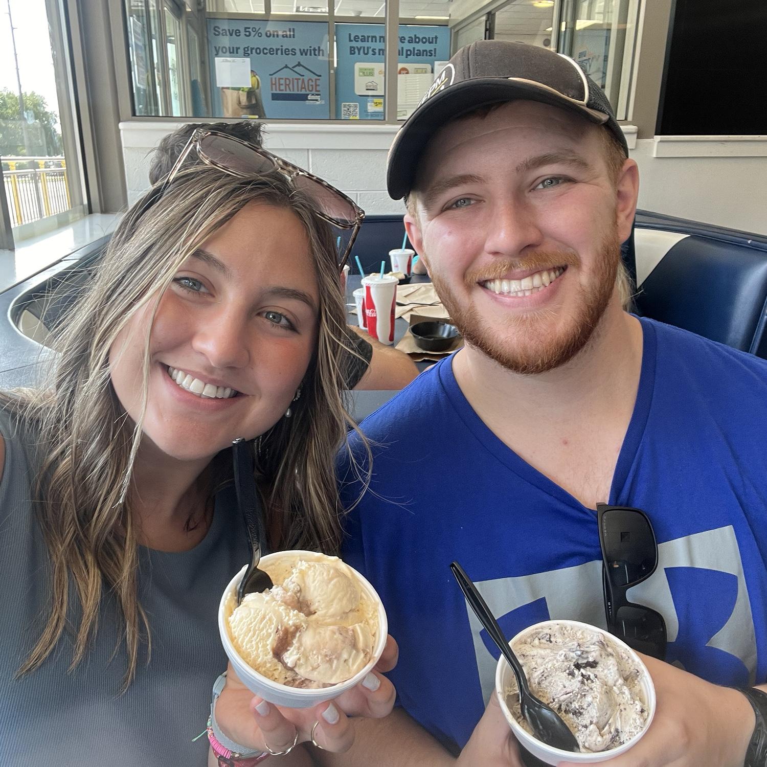 Sweet treat at the BYU Creamery
