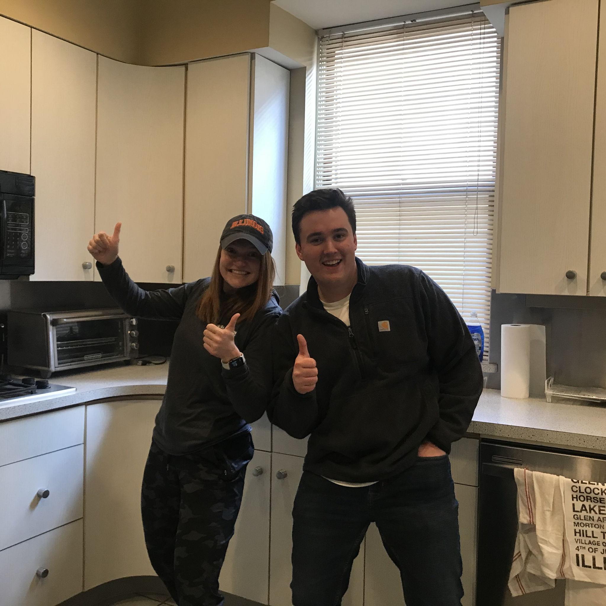 Elliot's apartment in Lincoln Park kickstarted almost 2 years of fun memories in Chicago together