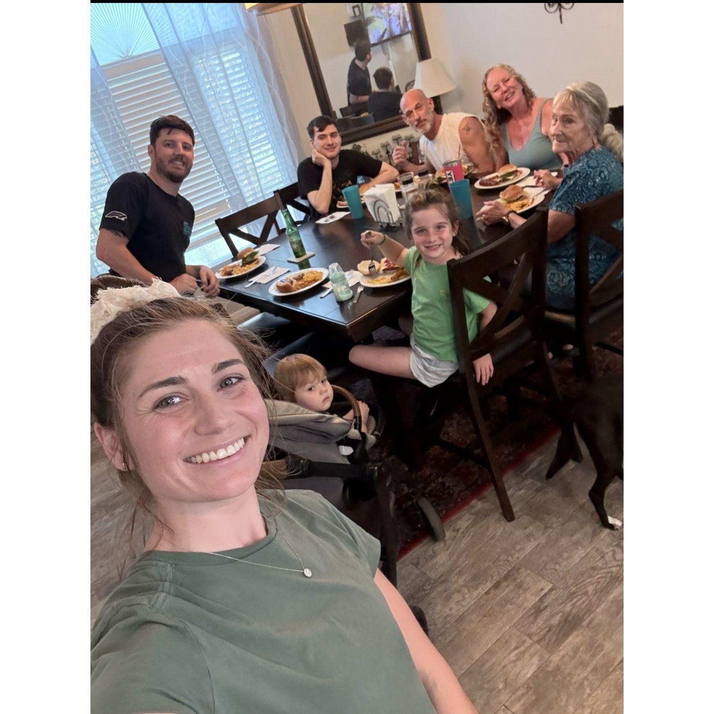 Family gathering for my birthday