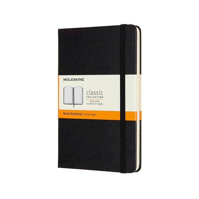 Moleskine Lined Professional Journal Medium Classic Black