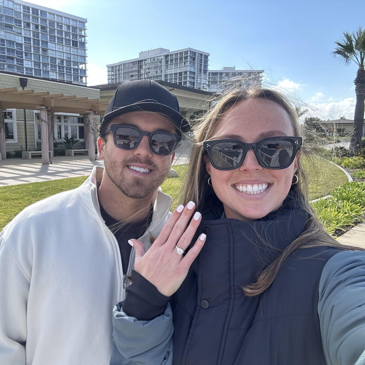 Walking around Coronado and keeping the engagement a secret for a day!