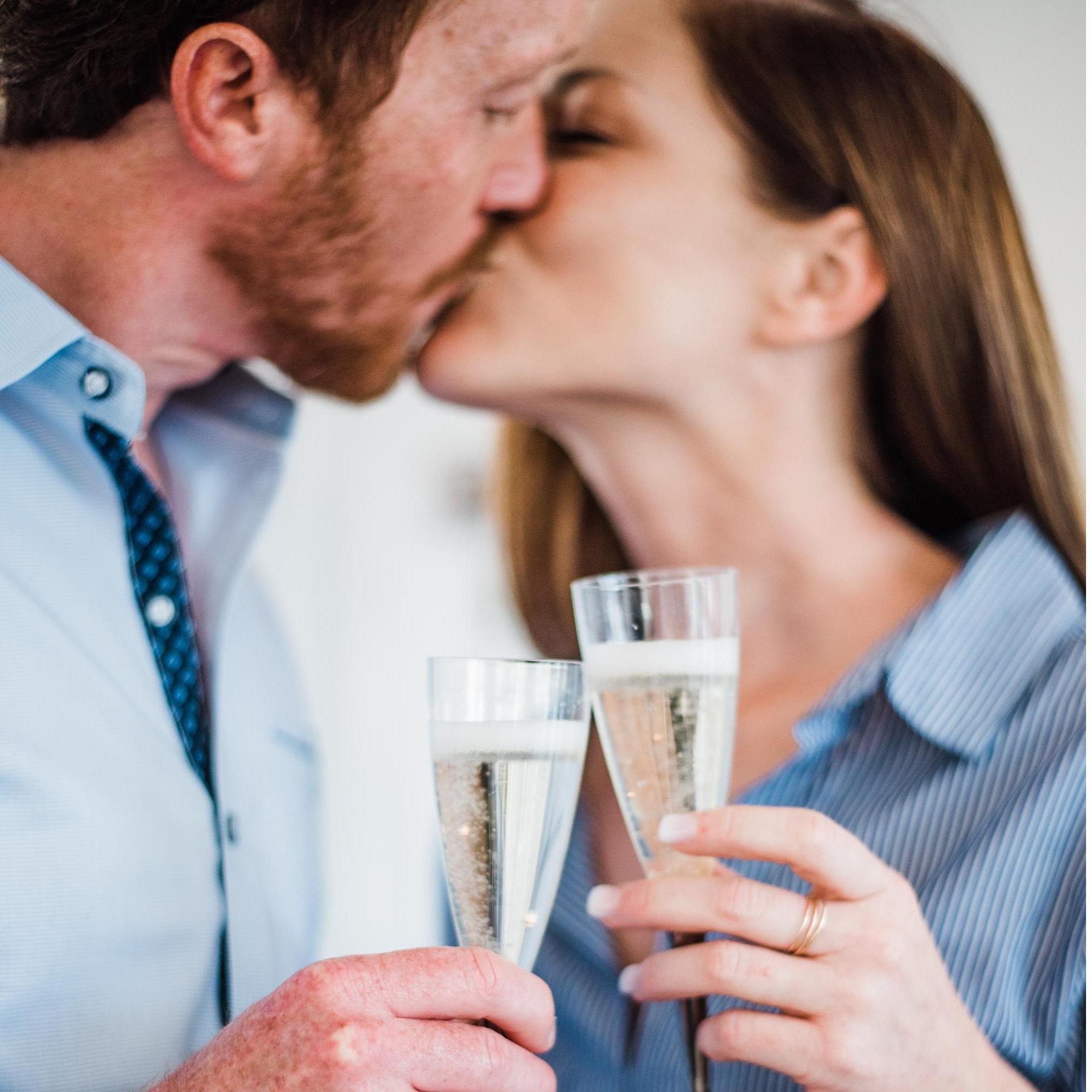 Cheers to us and our future!