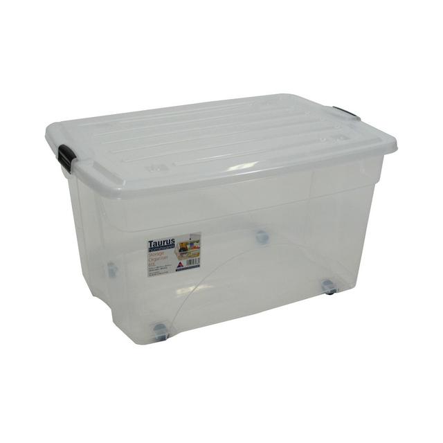 Taurus 16 Gallon Rolling Bin Storage Organizer