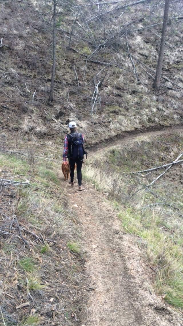 Hiking in Montana.