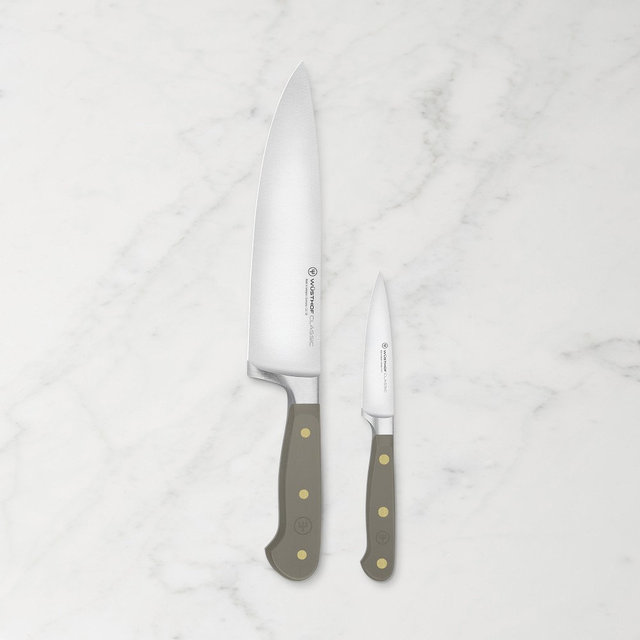 Wusthof Classic Knives, Velvet Oyster, Set of 2