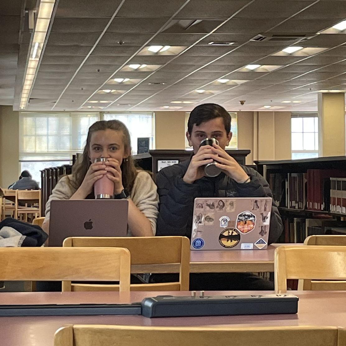 03.28.25 - Since most of our days consisted of studying, we made it work with study dates & coffee :)