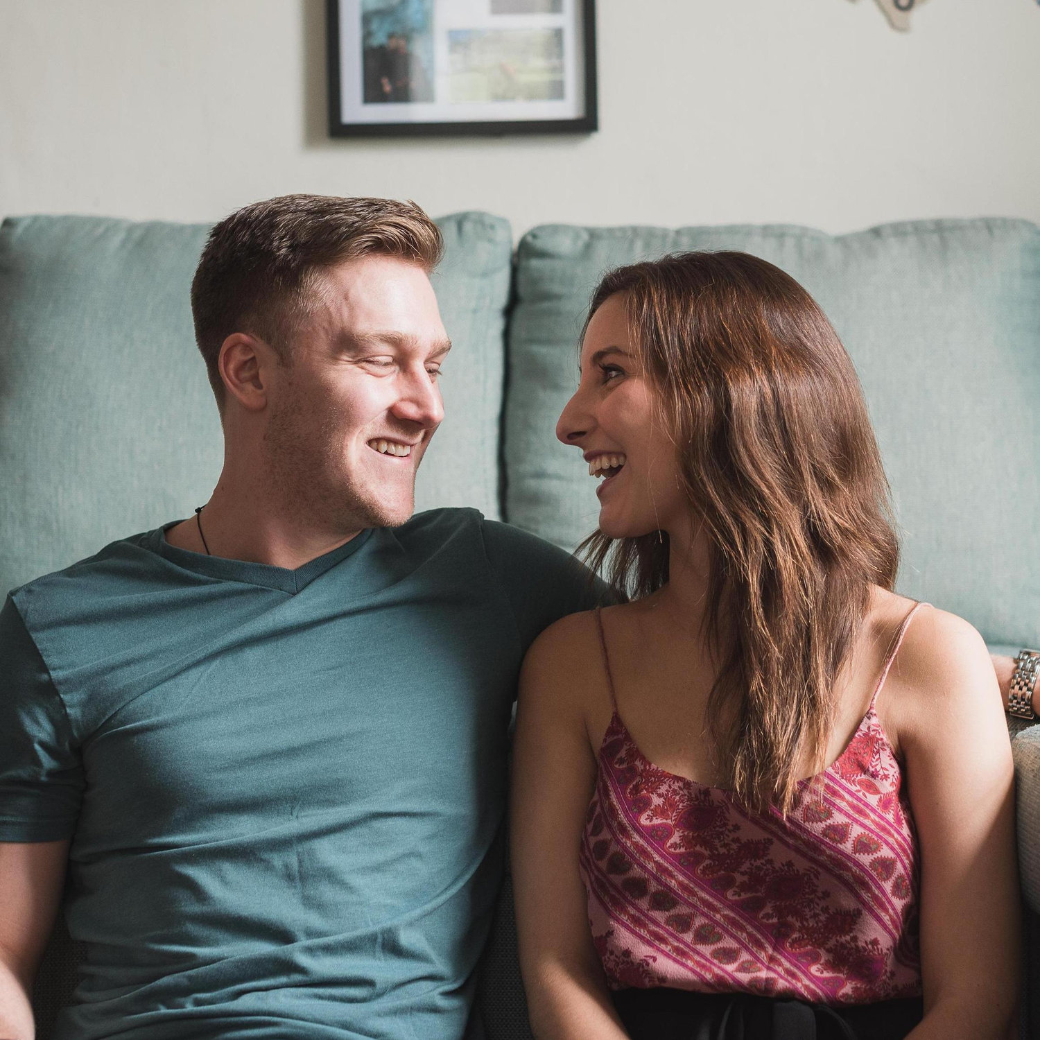 Our amazing photographer, Hannah Jan Photo, snapped this during our engagement shoot!