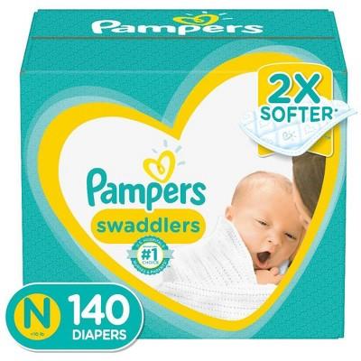 Pampers Swaddlers Disposable Diapers Enormous Pack - Size Newborn (140ct)