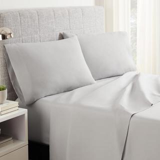 Easy Living Solid 4-Piece Sheet Set