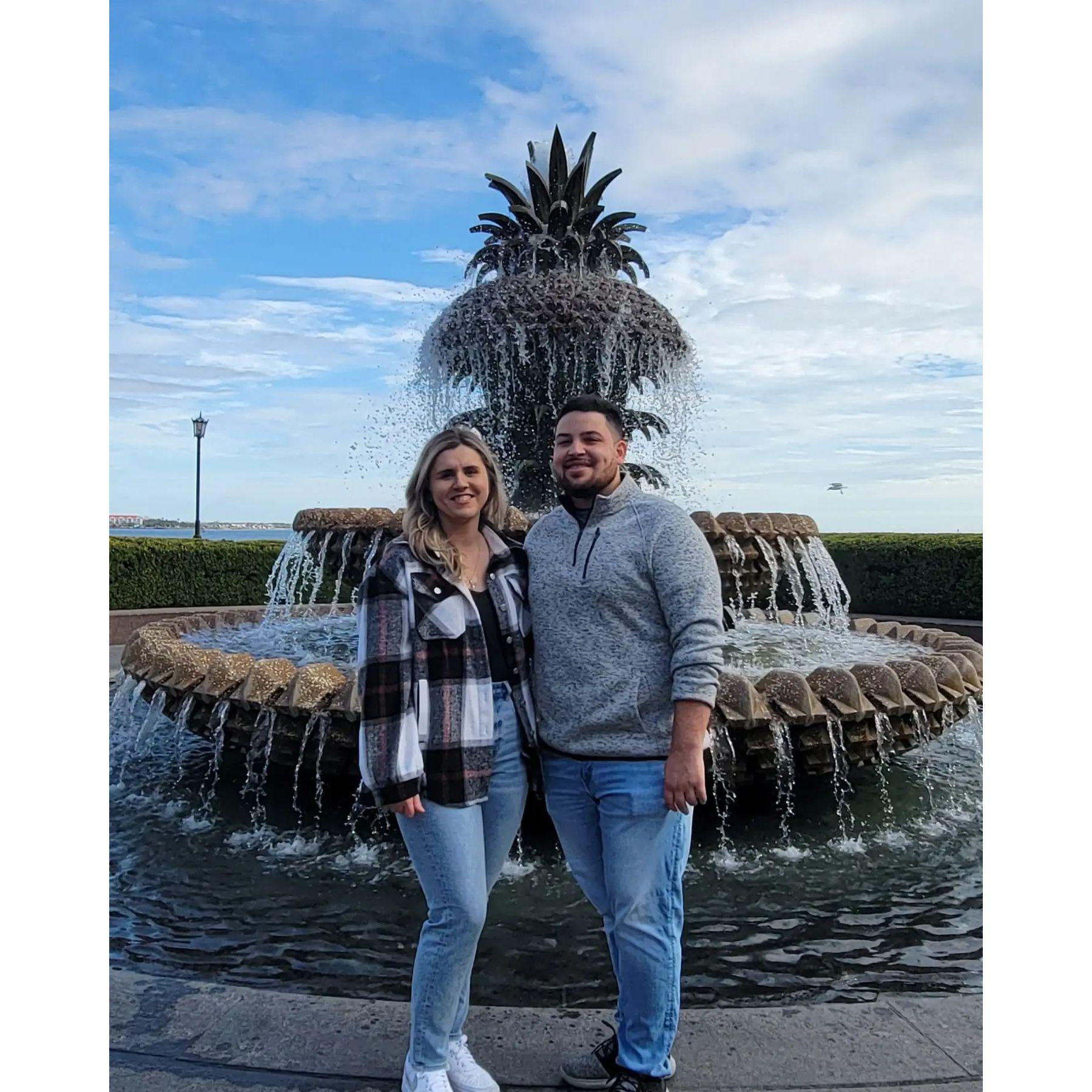 Our first trip by plane! Charleston South Carolina