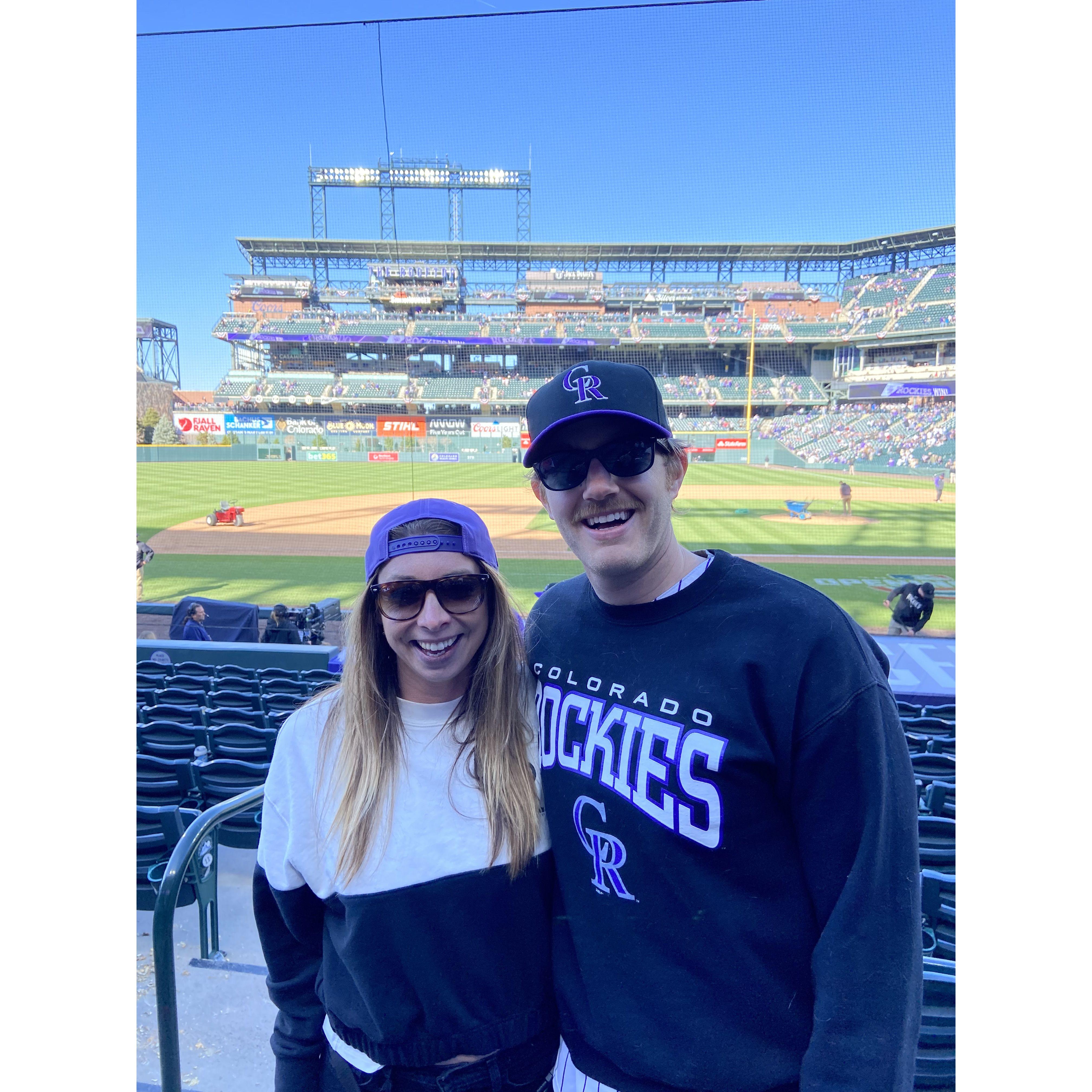 Rockies at Coors Field. Denver, Colorado.
