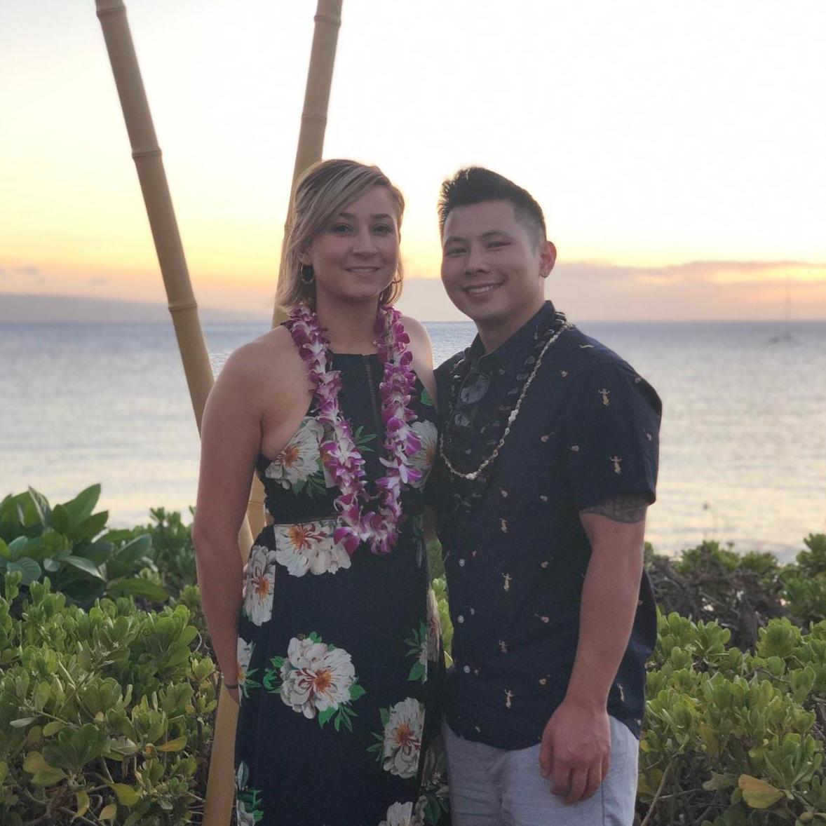 Dinner in Maui.