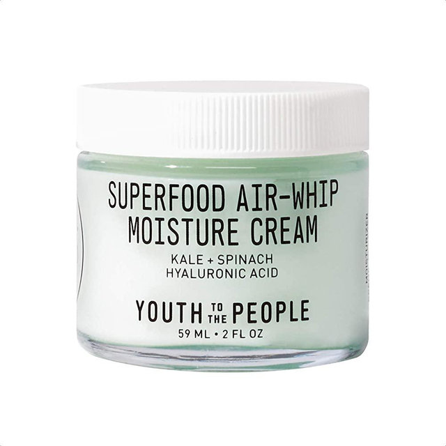 Youth To The People Superfood Air-Whip Moisture Cream - Hyaluronic Acid + Green Tea Moisturizer - Vegan Face Cream Ideal for Combination or Oily Skin Types - Clean Beauty (2oz)