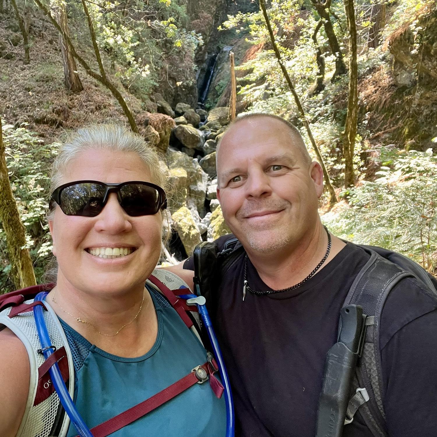 1st photo together! Cataract Falls 7/14/24 ☺️