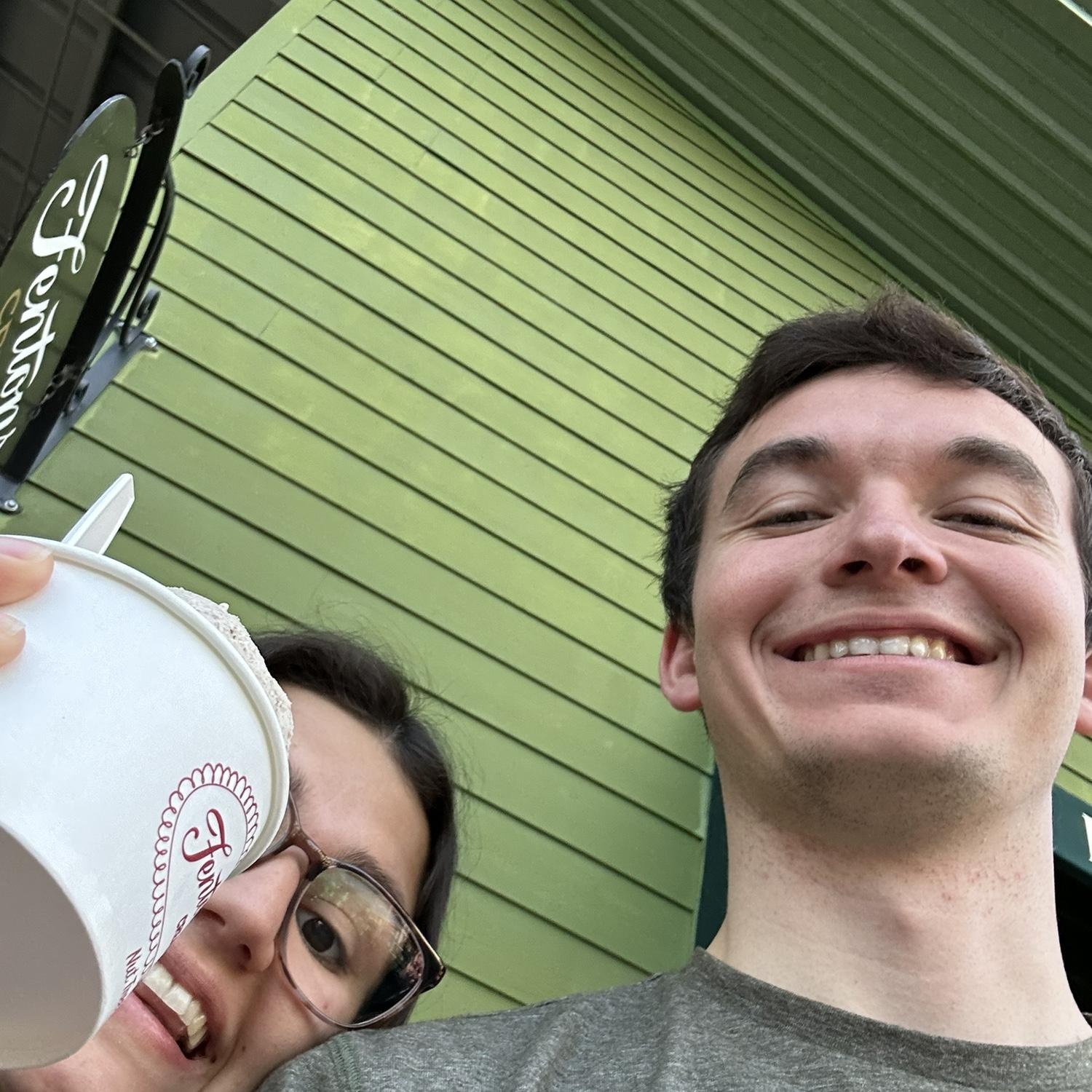 Date at Fenton's after McKay converted Phoebe to the movie UP.