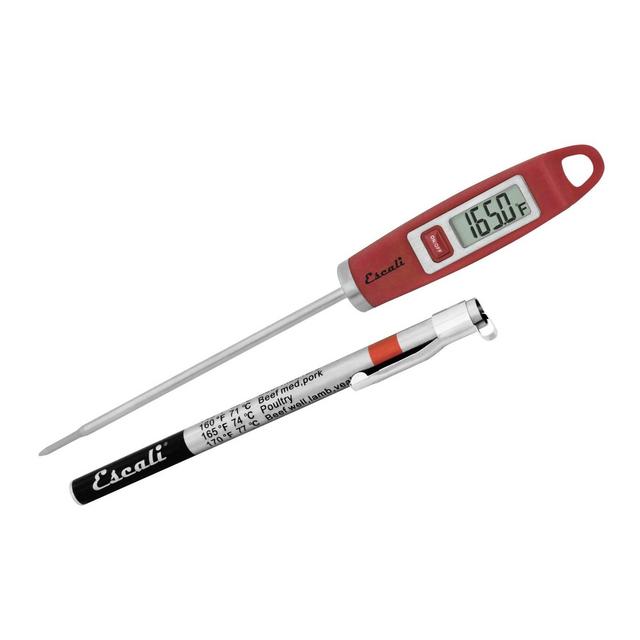 Escali Gourmet Digital Kitchen Thermometer Red