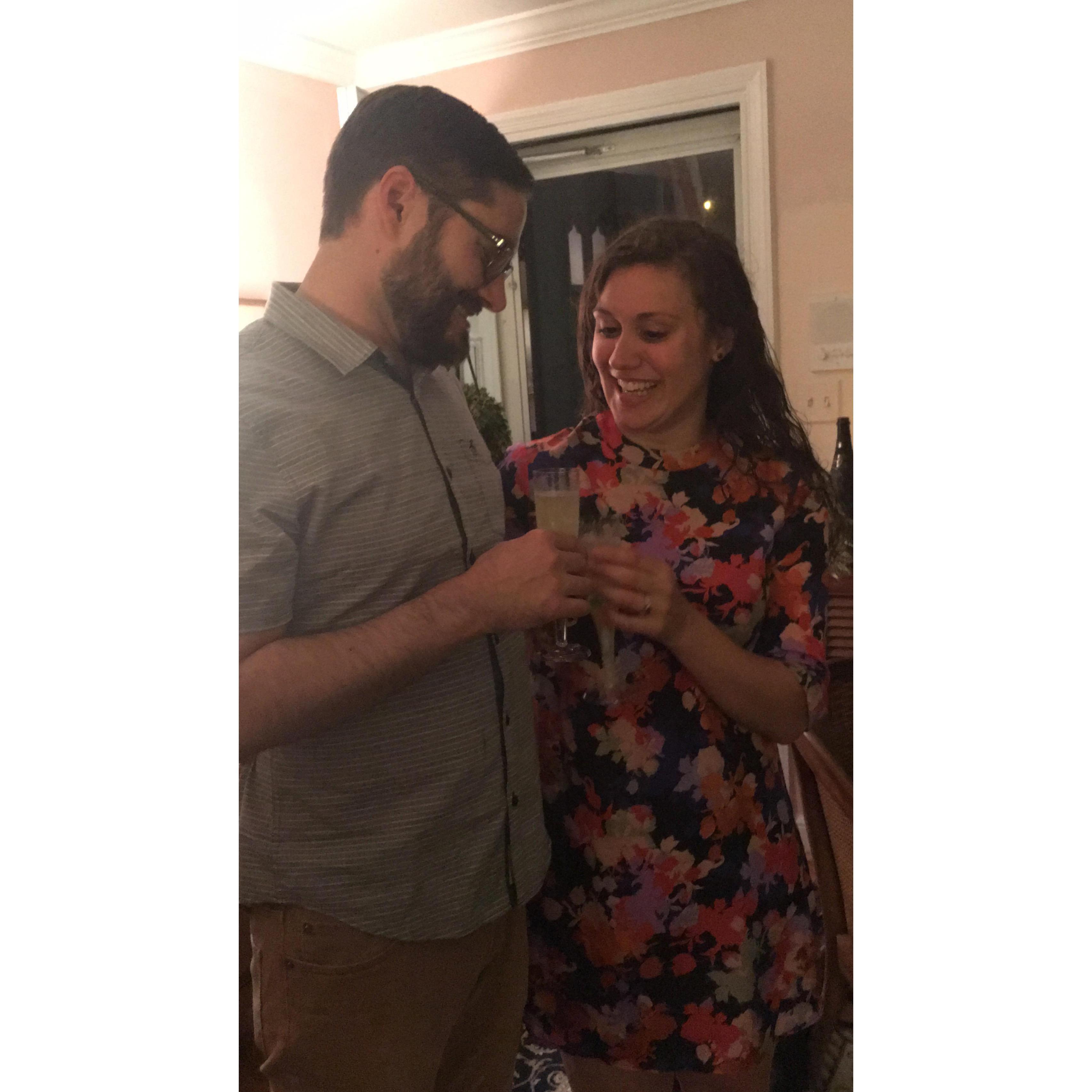 Engagement Party, Megan Kopera's House, May 2017
