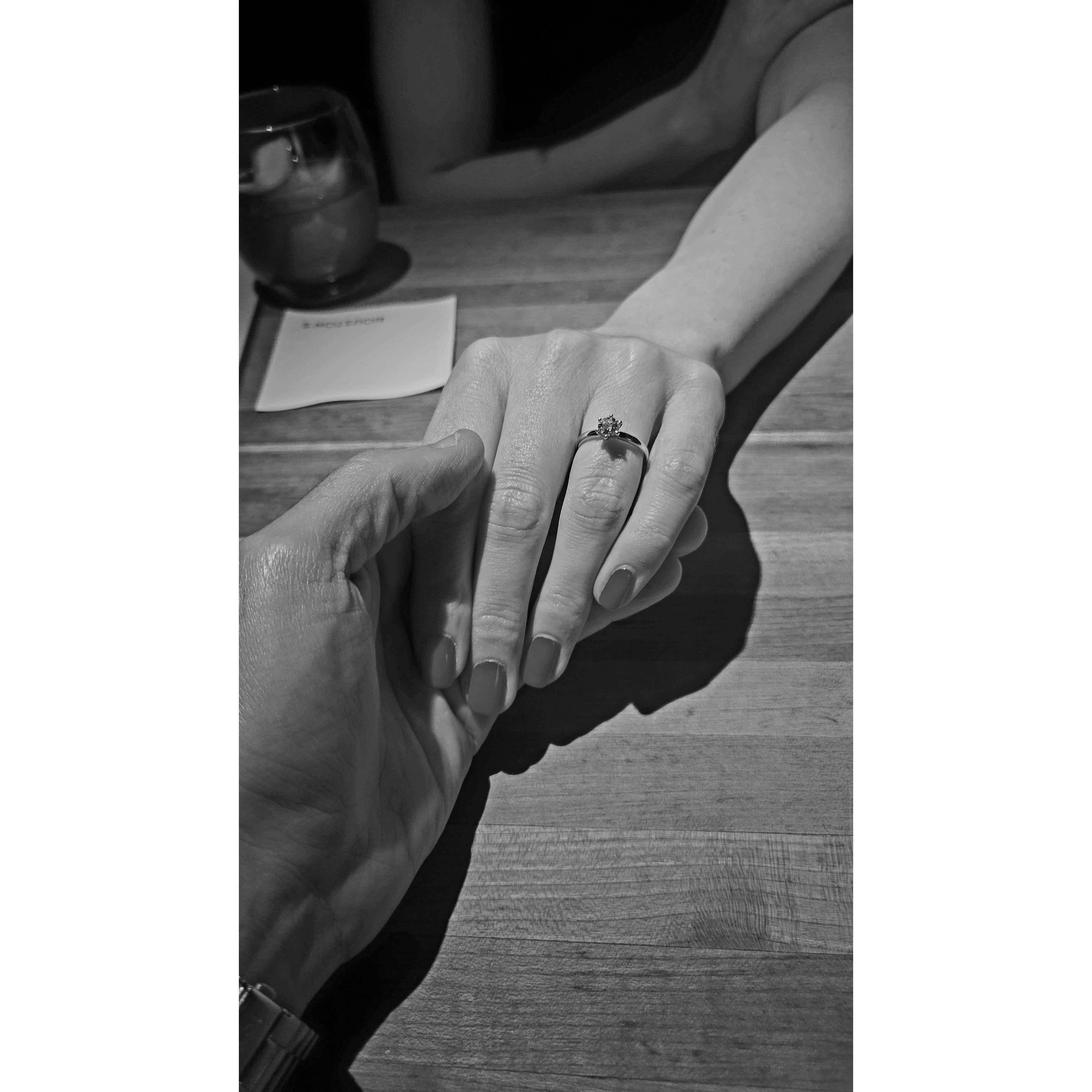 Engagement Dinner - Houston's Restaurant - Pasadena, CA