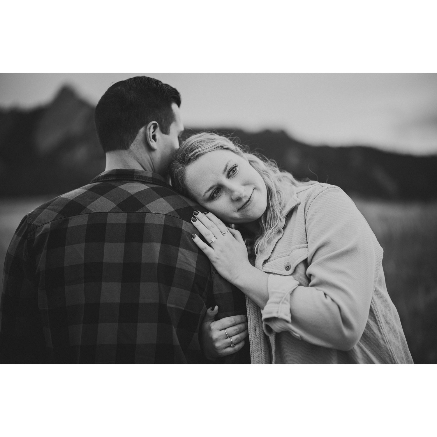 Fun fact: Leiya could not make a serious face to save her life during engagement photos.