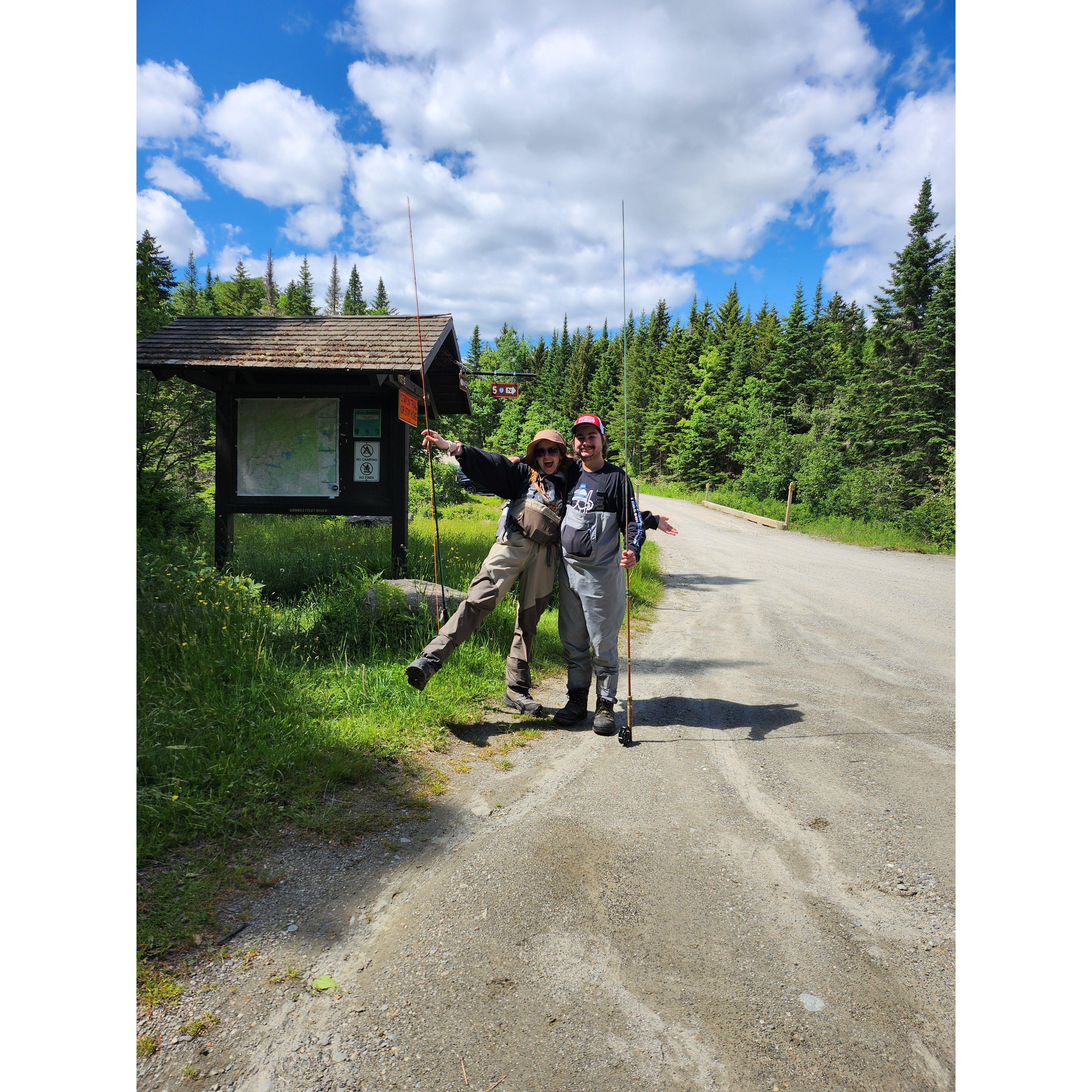 Fly fishing trip with Kip!