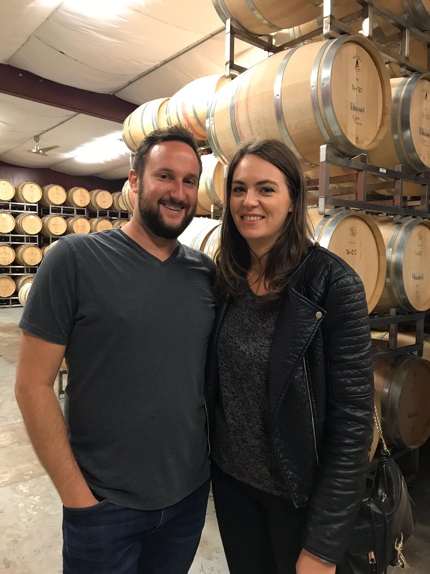 Our first photo together - on our first trip to Walla Walla together