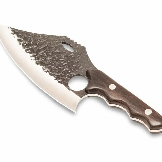 COOLINA Gator, High-Carbon Stainless Steel Butcher Knife, Textured Handle, 10 Inches